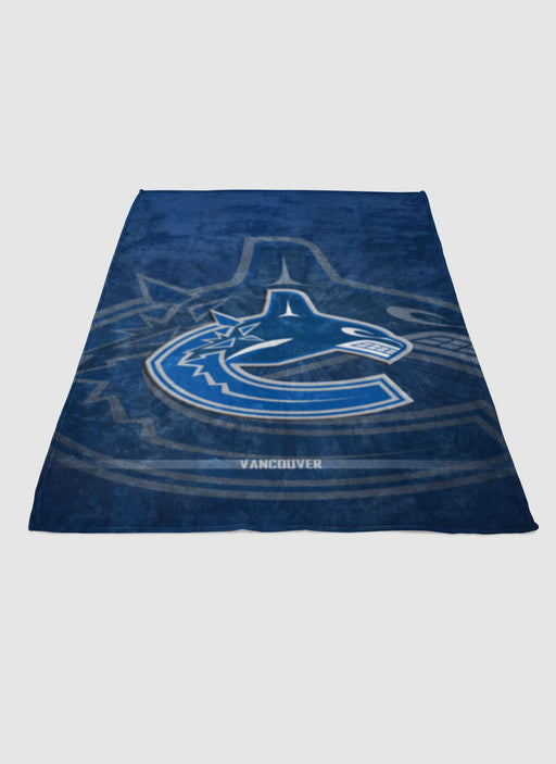 Vancouver Canucks soft fleece blanket