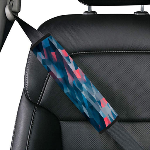 low poly wave object Car seat belt cover