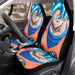 mad face goku dragon ball Car Seat Covers