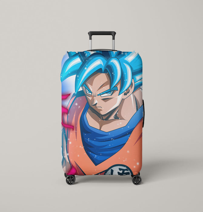 mad face goku dragon ball Luggage Covers | Suitcase