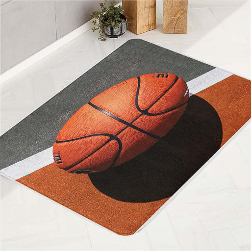 line of basketball bath rugs