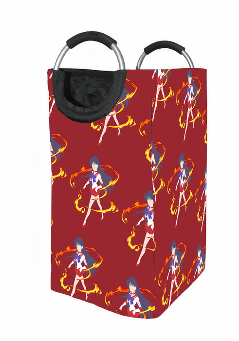 luna sailor mars fourth senshi Laundry Hamper | Laundry Basket