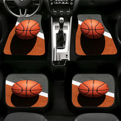 line of basketball Car floor mats Universal fit