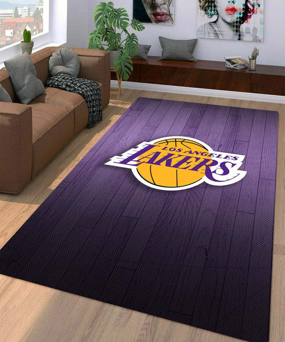 los angeles lakers logo Living room carpet rugs