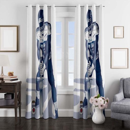 lite and titans player with sword art window Curtain