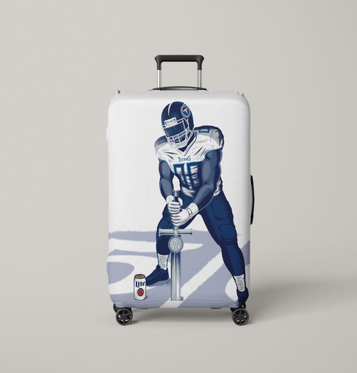 lite and titans player with sword art Luggage Covers | Suitcase