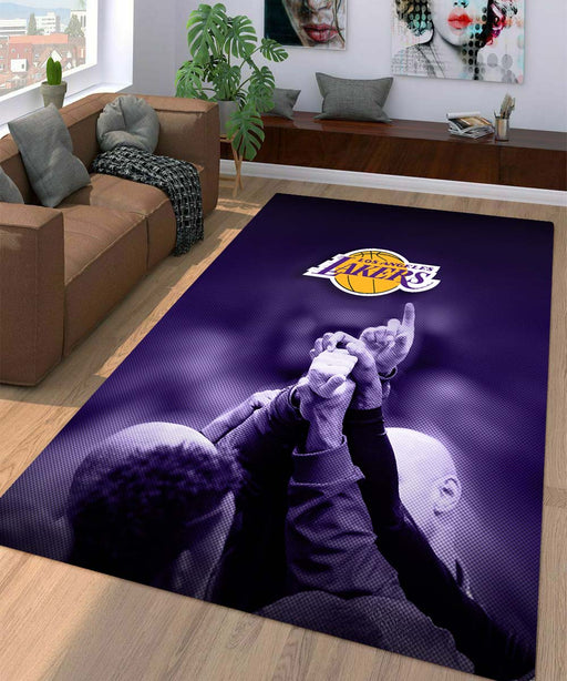 los angeles lakers nba team Living room carpet rugs