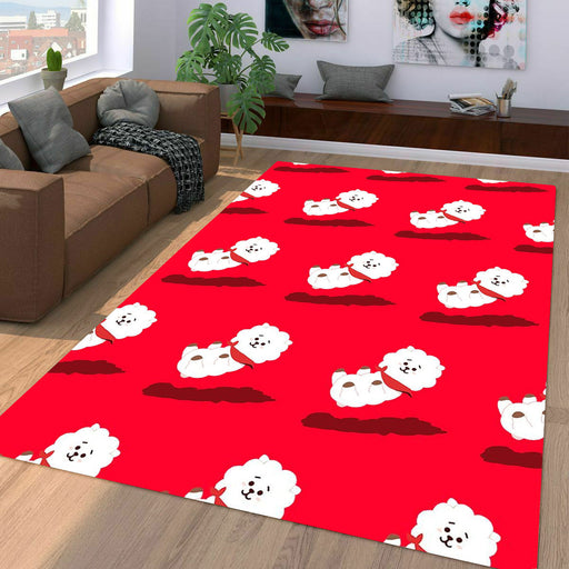 machu picchu RJ Jin BT21 universtar Living room carpet rugs