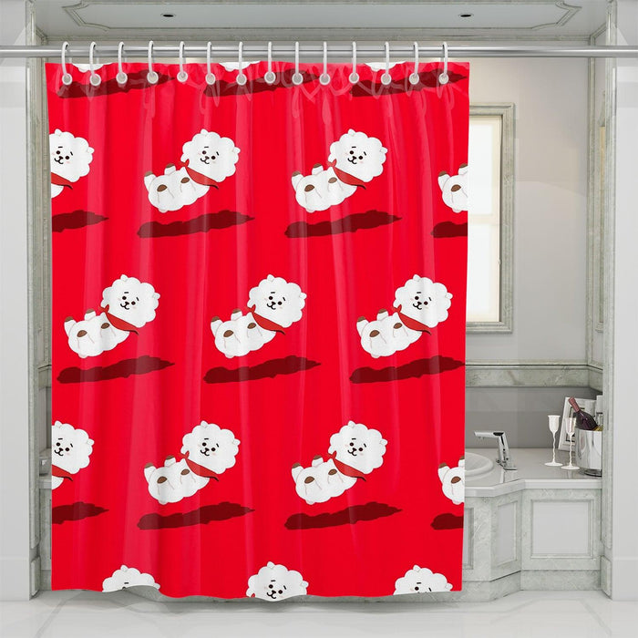 machu picchu RJ Jin BT21 universtar shower curtains