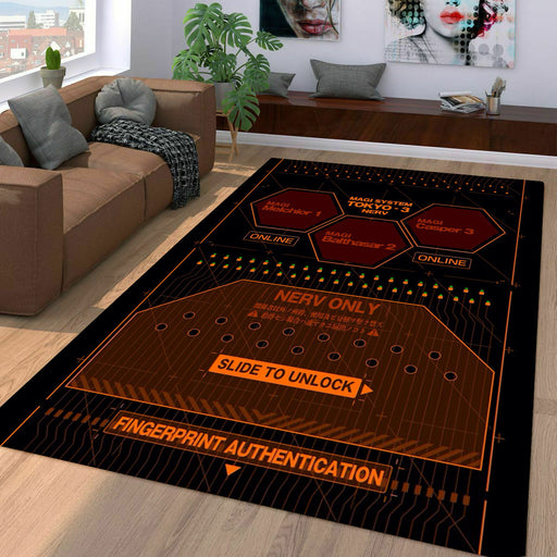 magi system tokyo nerv of evangelion Living room carpet rugs