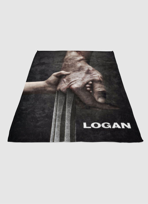 WOLVERINE HAND MARVEL soft fleece blanket