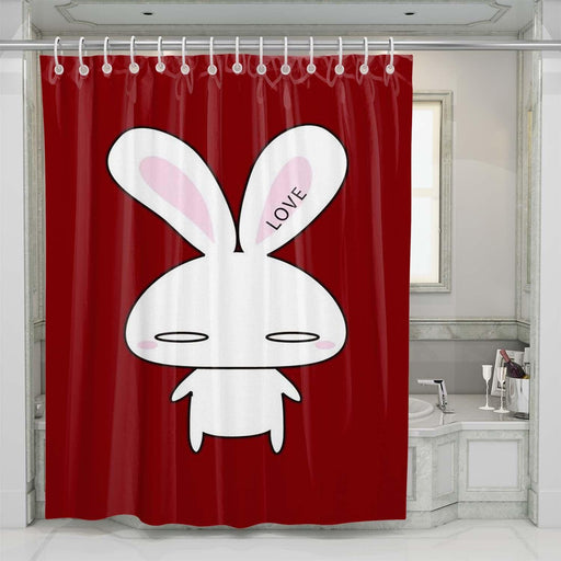 love cartoon character shower curtains