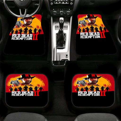 main character red dead redemption 2 Car floor mats Universal fit