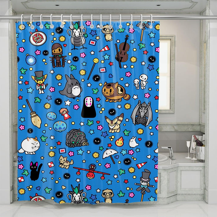 magic happen in spirited away shower curtains