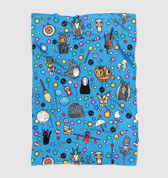 magic happen in spirited away Ultra soft fleece blanket