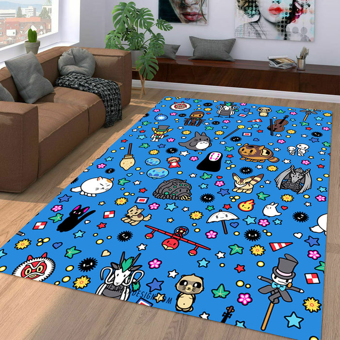 magic happen in spirited away Living room carpet rugs