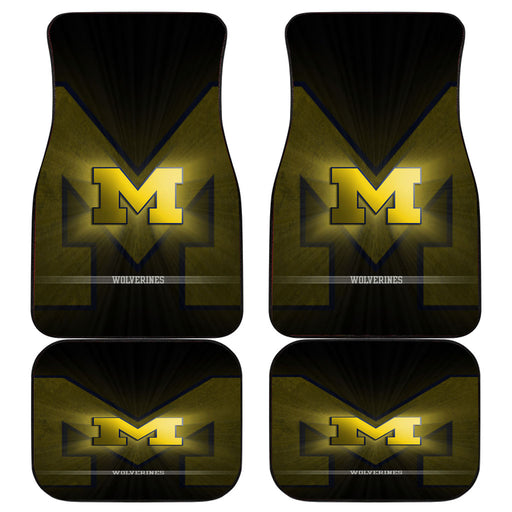 Wolverines Car floor mats Universal fit