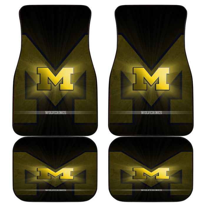 Wolverines Car floor mats Universal fit