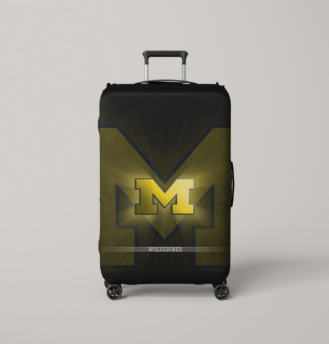 wolverines Luggage Cover | suitcase