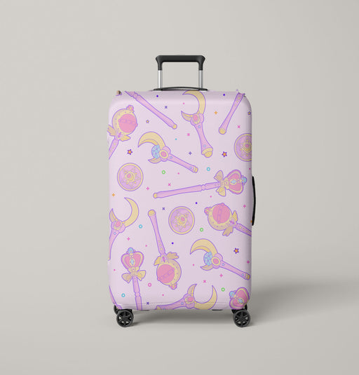 magic wand sailor moon Luggage Cover | suitcase