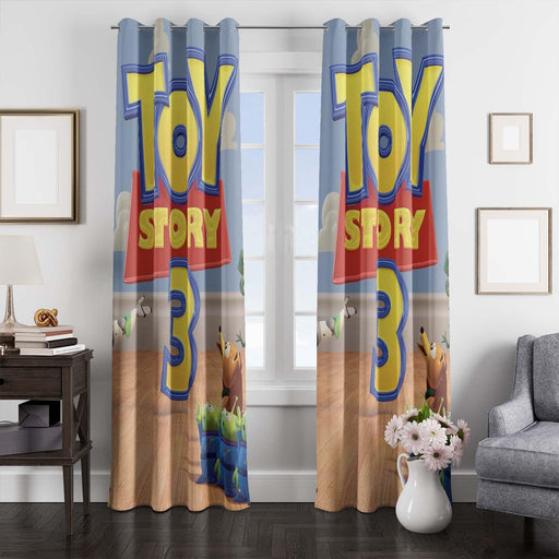 look at the toy story 3 guys window Curtain