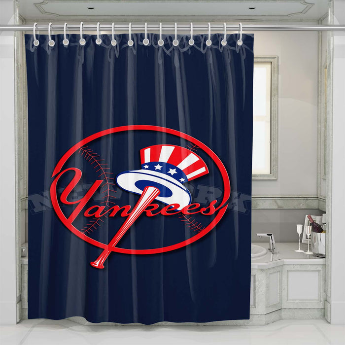 yankees 02 shower curtains