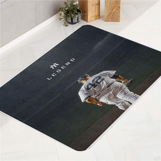 mariano rivera legend yankees bath rugs