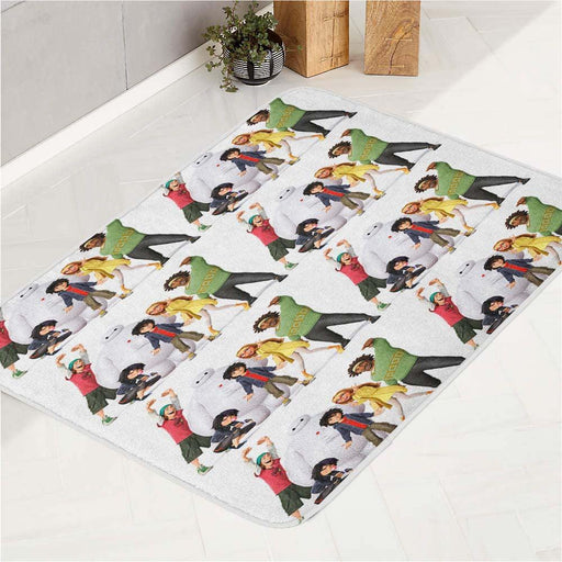 main character from big hero six movie bath rugs