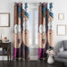 mabel and dipper gravity falls window curtains