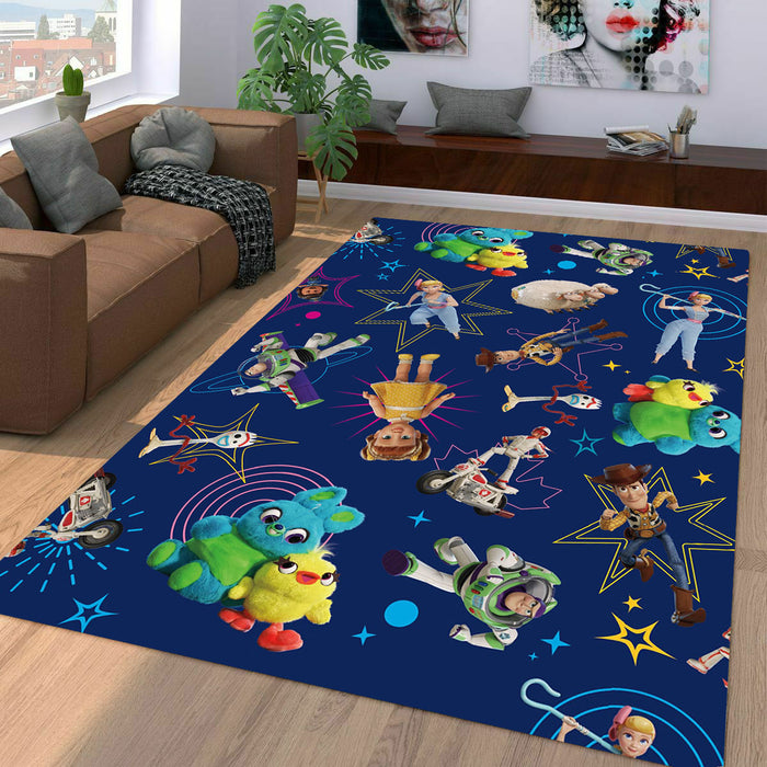 main character of toy story four Living room carpet rugs