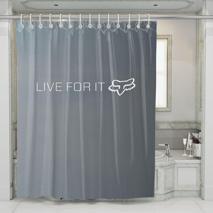 love for it fox shower curtains