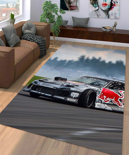 low car racing from redbull Living room carpet rugs