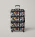 main characters from steins gate Luggage Cover | suitcase