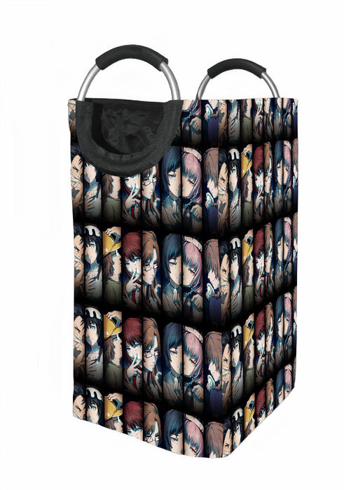 main characters from steins gate Laundry Hamper | Laundry Basket