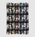 main characters from steins gate Ultra soft fleece blanket