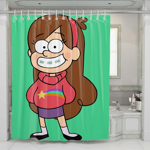 mabel gravity falls shower curtains