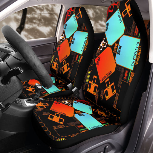 mainboard of evangelion machine system Car Seat Covers