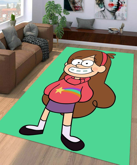 mabel gravity falls Living room carpet rugs