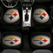 low light wood logo pittsburgh steelers Car floor mats Universal fit