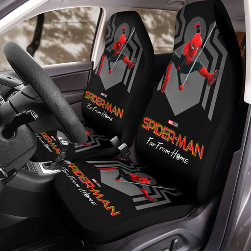 marvel studios spiderman far from home tom holland Car Seat Covers