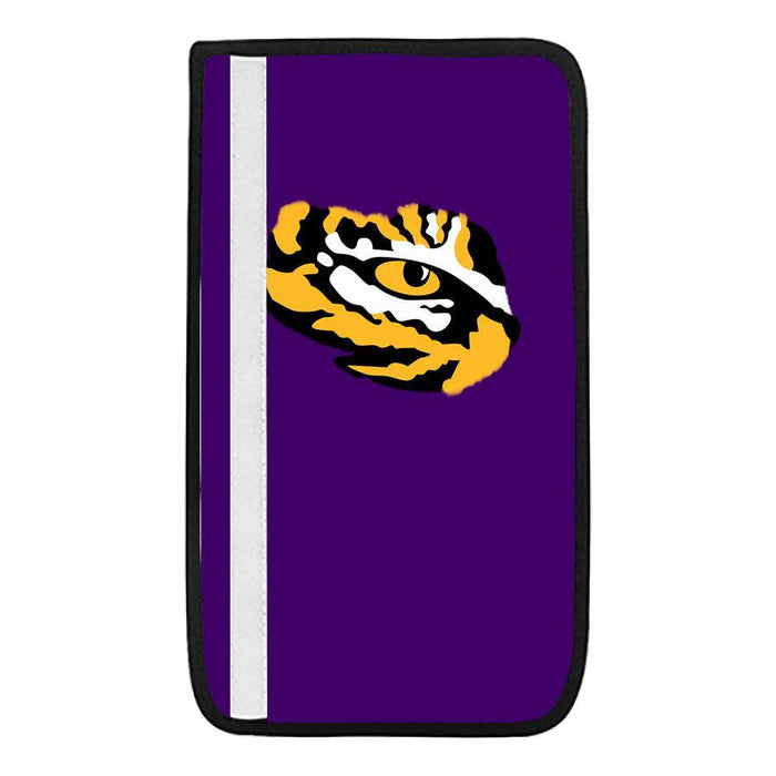 lsu tiger purple eyes football Car seat belt cover