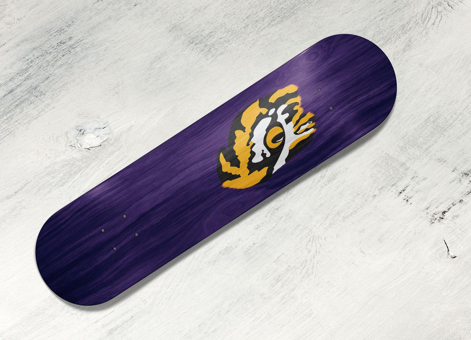 lsu tiger purple eyes football Skateboard decks