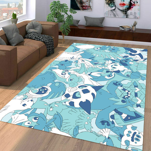 mamoswine pokemon species Living room carpet rugs