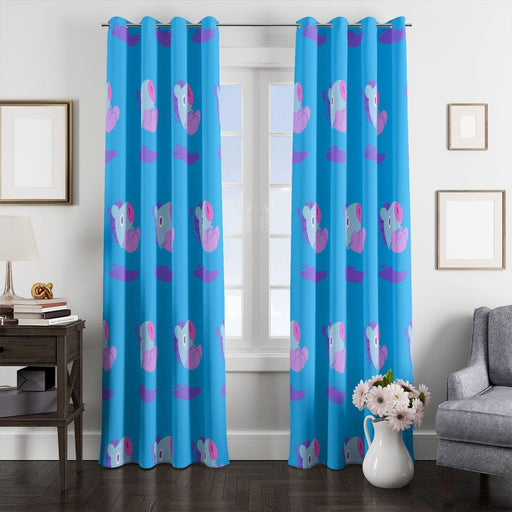 mang j hope bangtan boys universtar window Curtain