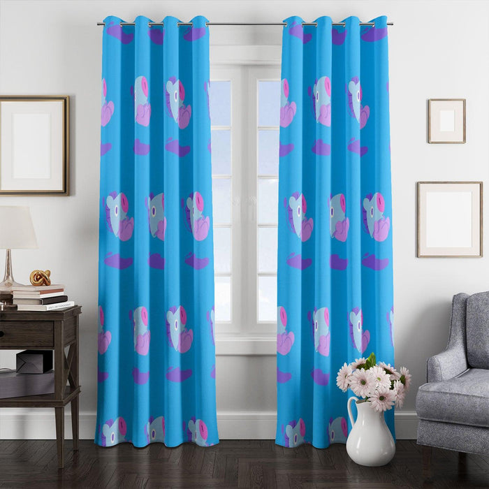 mang j hope bangtan boys universtar window Curtain