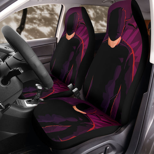 masked daredevil marvel purple Car Seat Covers