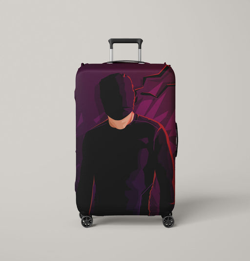 masked daredevil marvel purple Luggage Covers | Suitcase