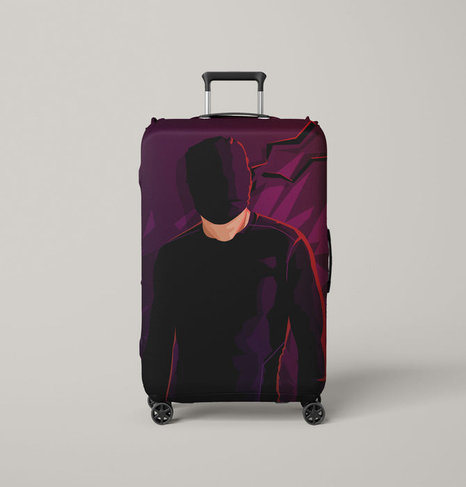 masked daredevil marvel purple Luggage Covers | Suitcase