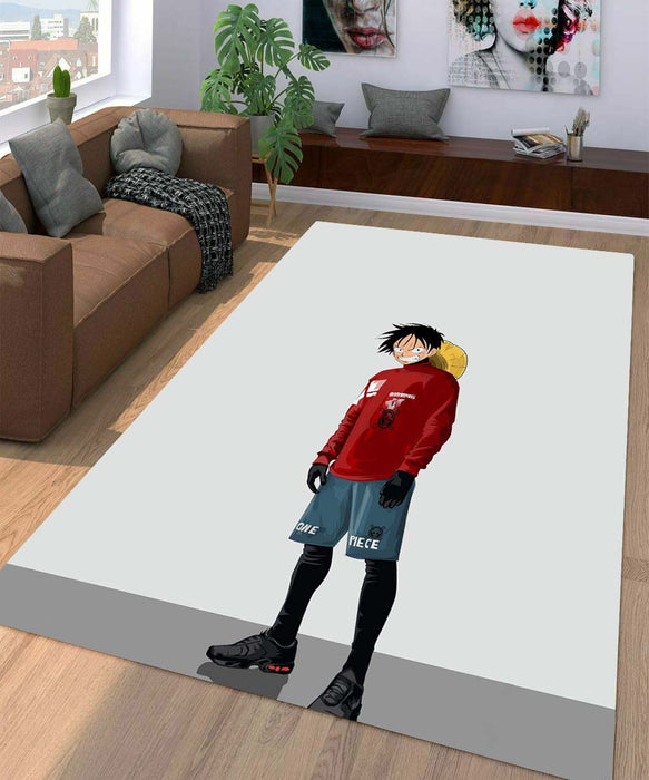 luffy hypebeast streetwear style Living room carpet rugs