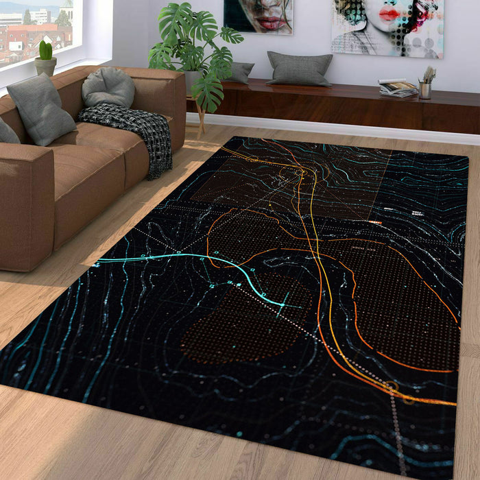 map of dark games Living room carpet rugs